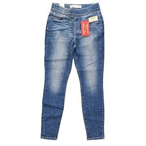 Signature Levi Strauss Shaping Jeans Womens 8 W29  Pull On Super Skinny NEW